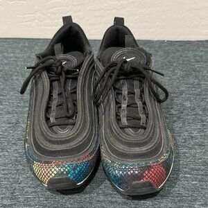 Nike Air Max 97 Rainbow Snake Black Women's Size 11